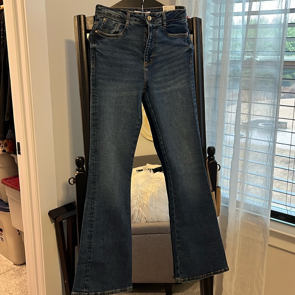 Zara NWT FLARE JEANS
